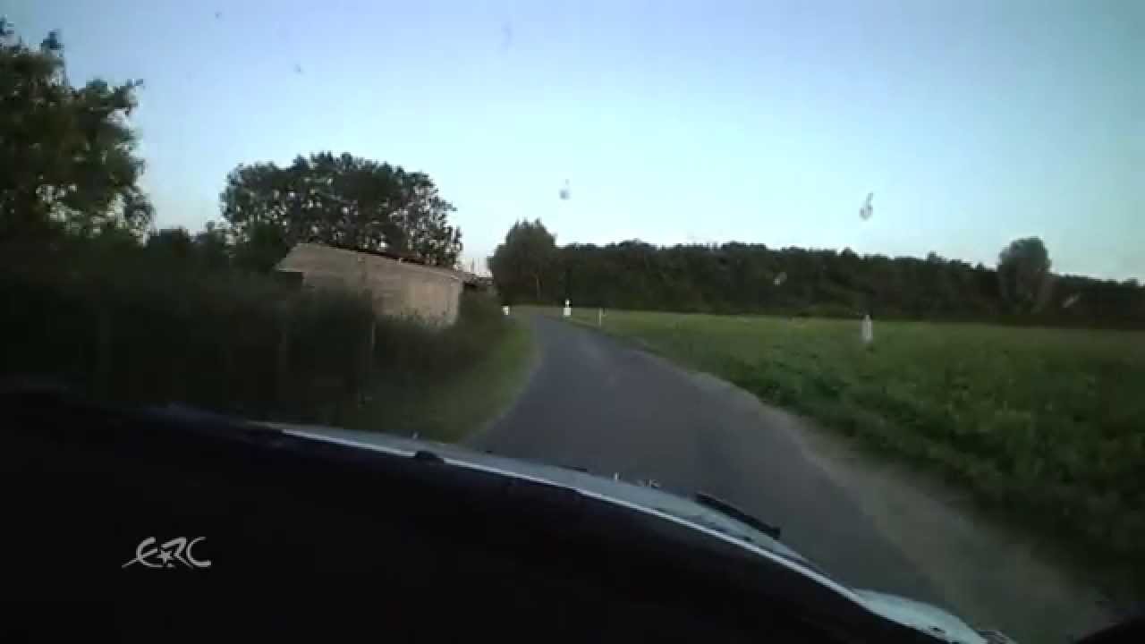 FIA ERC GEKO Ypres Rally 2014 - On Board Cherain & Wiegand