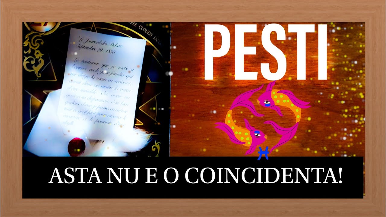 PESTI ⭐️ EXACT ASTA TREBUIA SA AUZI! 🔮 TAROT zodii