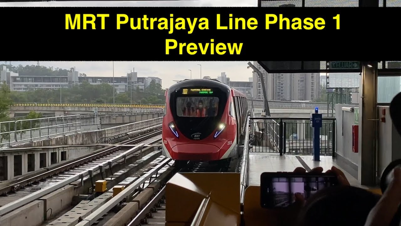 Riding on Kuala Lumpur's newest metro line | MRT Putrajaya Line Phase One Preview