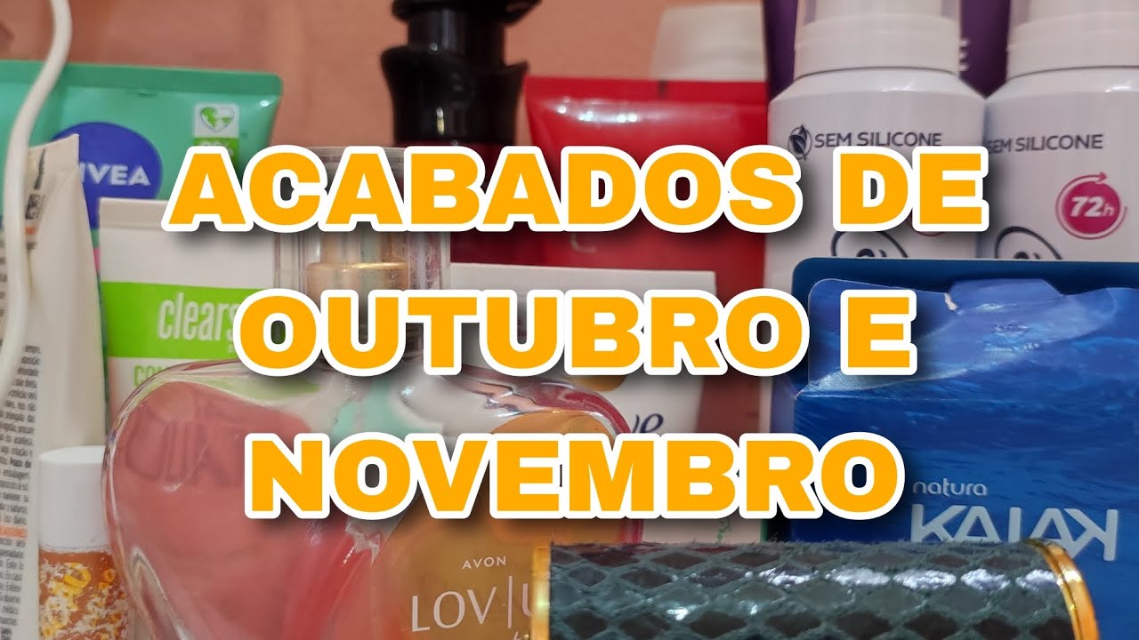 Produtinhos acabados de outubro e novembro. ✅🚮 #natura #avon #oboticario #acabados