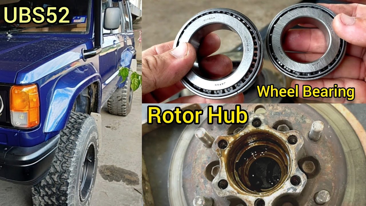 Change wheel bearing 4x4 Isuzu Trooper | UBS52