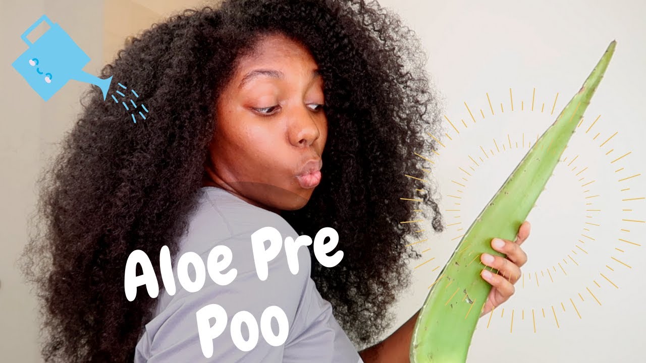 Aloe Vera Pre Poo on Natural Hair| Aloe Vera for Hair Growth and Length Retention