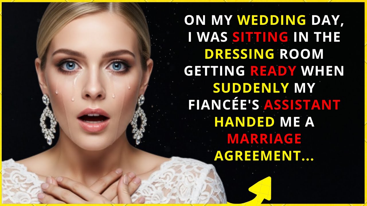 ON THE DAY OF MY WEDDING, I WAS SITTING IN THE DRESSING ROOM GETTING READY WHEN SUDDENLY MY...