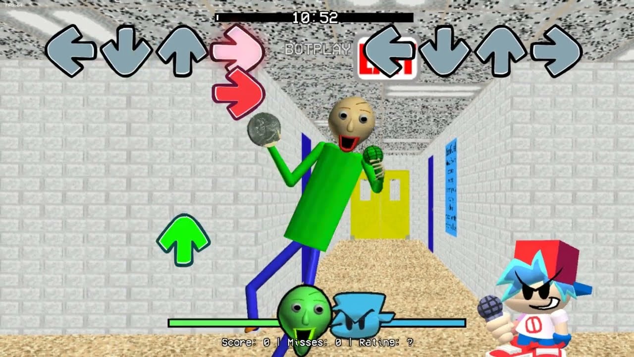 FNF: ПРОТИВ ОРИГИНАЛЬНОГО BALDI'S BASICS / АЛГЕБРА 3D █ Friday Night Funkin' – МУЛЬТИАЛГЕБРА █