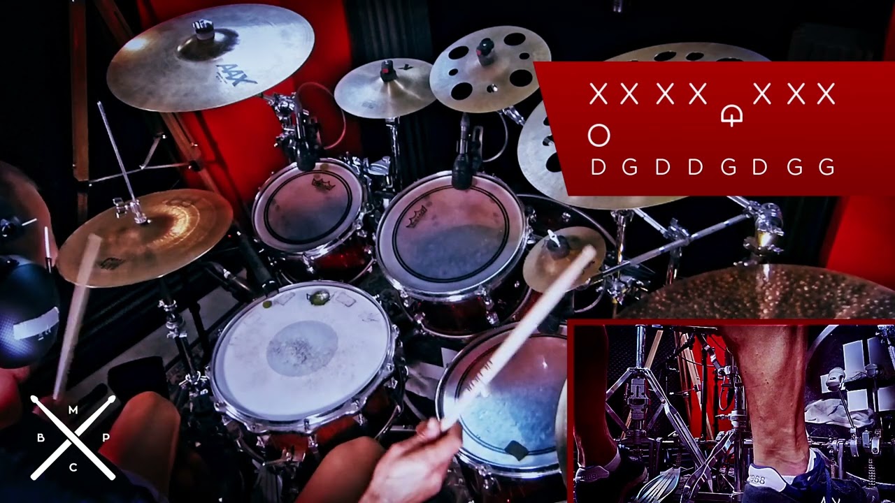 Cours de batterie - S2.22 - Mouvements et coordination : Paradiddle évolué