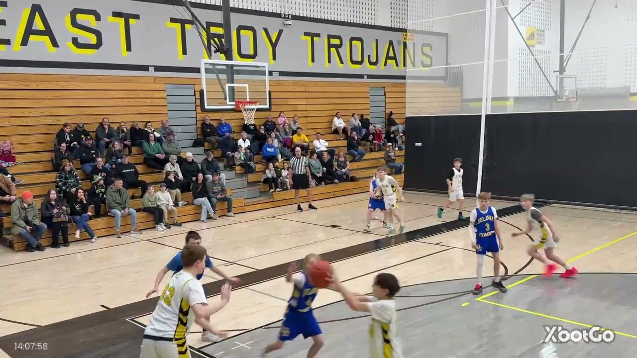 DDYB Boys 6th Grade vs East Troy, Win February 28, 2026