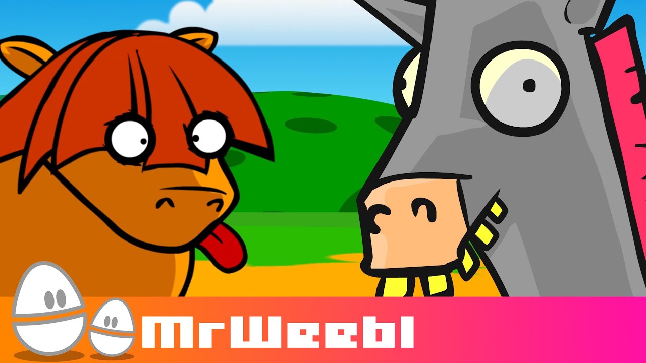 Shetland Pony : Featuring Amazing Horse : animated music video : MrWeebl