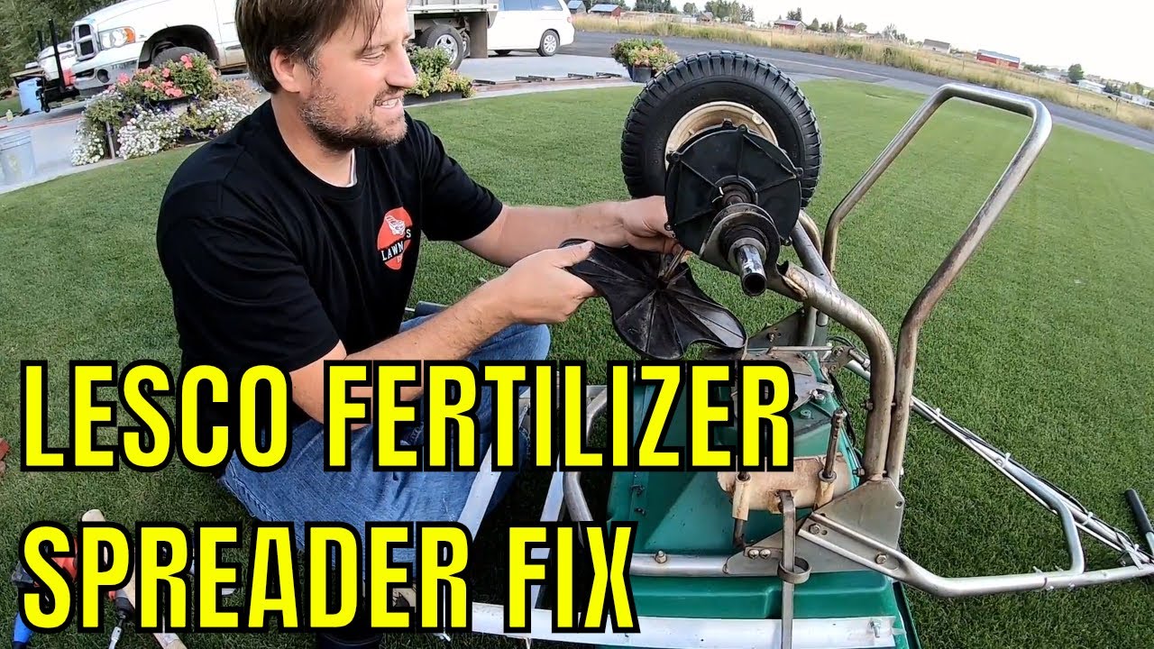 Разбрасыватель удобрений LESCO FERTILIZER FIX Разбрасыватель удобрений // Коннор Уорд