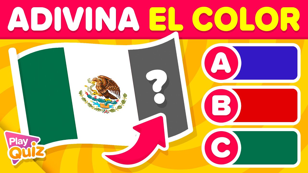 Adivina el Color de la Bandera 🎨🌍🤔 | Test  Países - Geografía | PlayQuiz Trivia