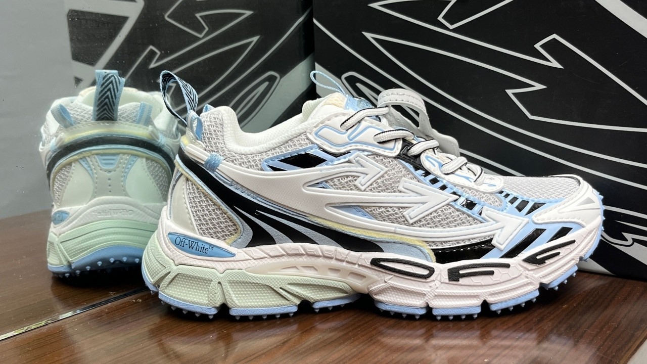 Off White Be Right Back Sneakers White Light Blue Review From Supkicks