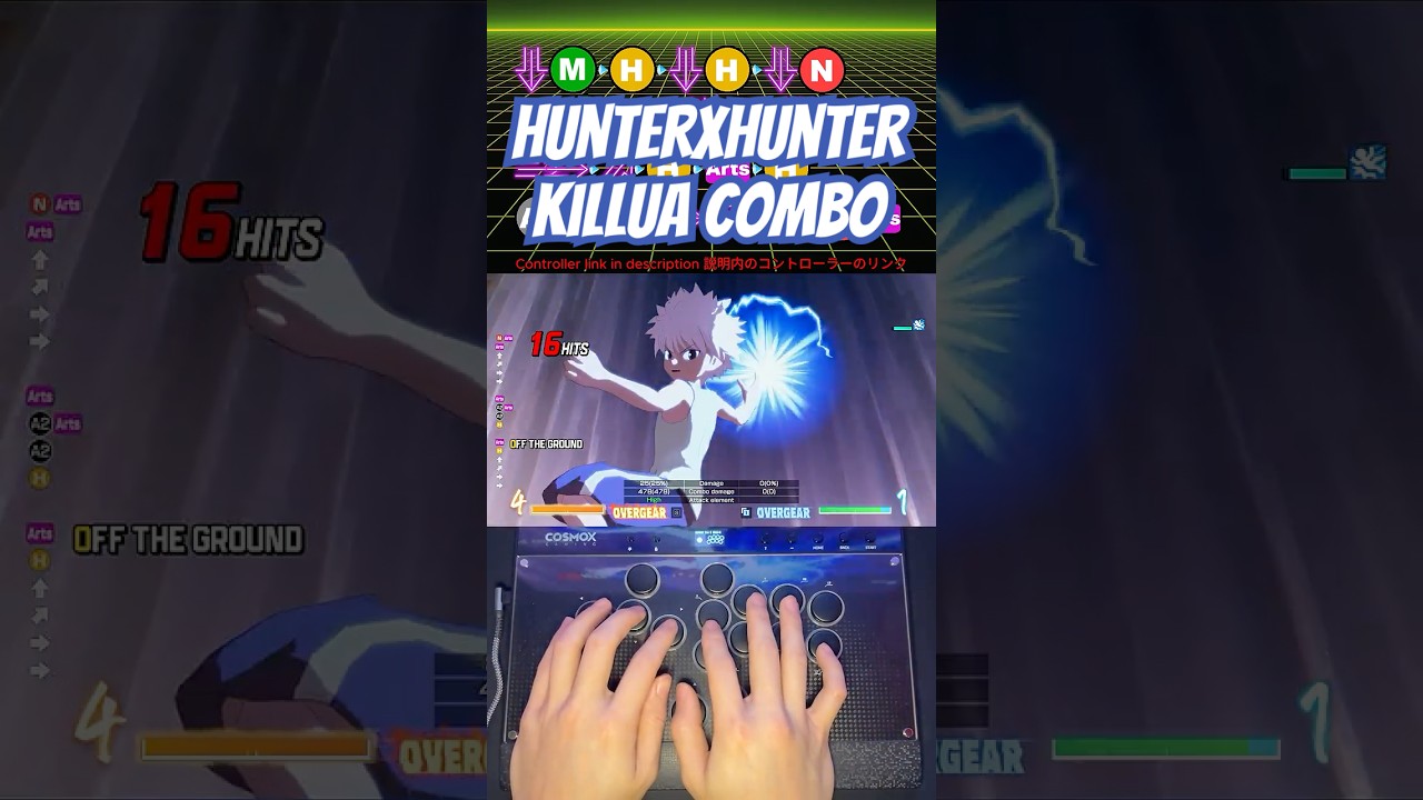 Hunter x Hunter Nen Impact - Killua Combo 1 #hunterxhunter #nenimpact #fightinggames