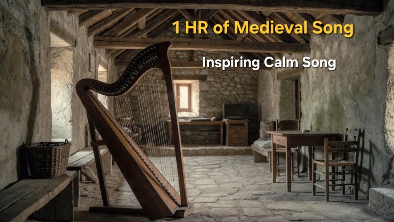 Calm Medieval Instrumental Music 🏰 Relaxing Lute, Harp & Tavern Ambience