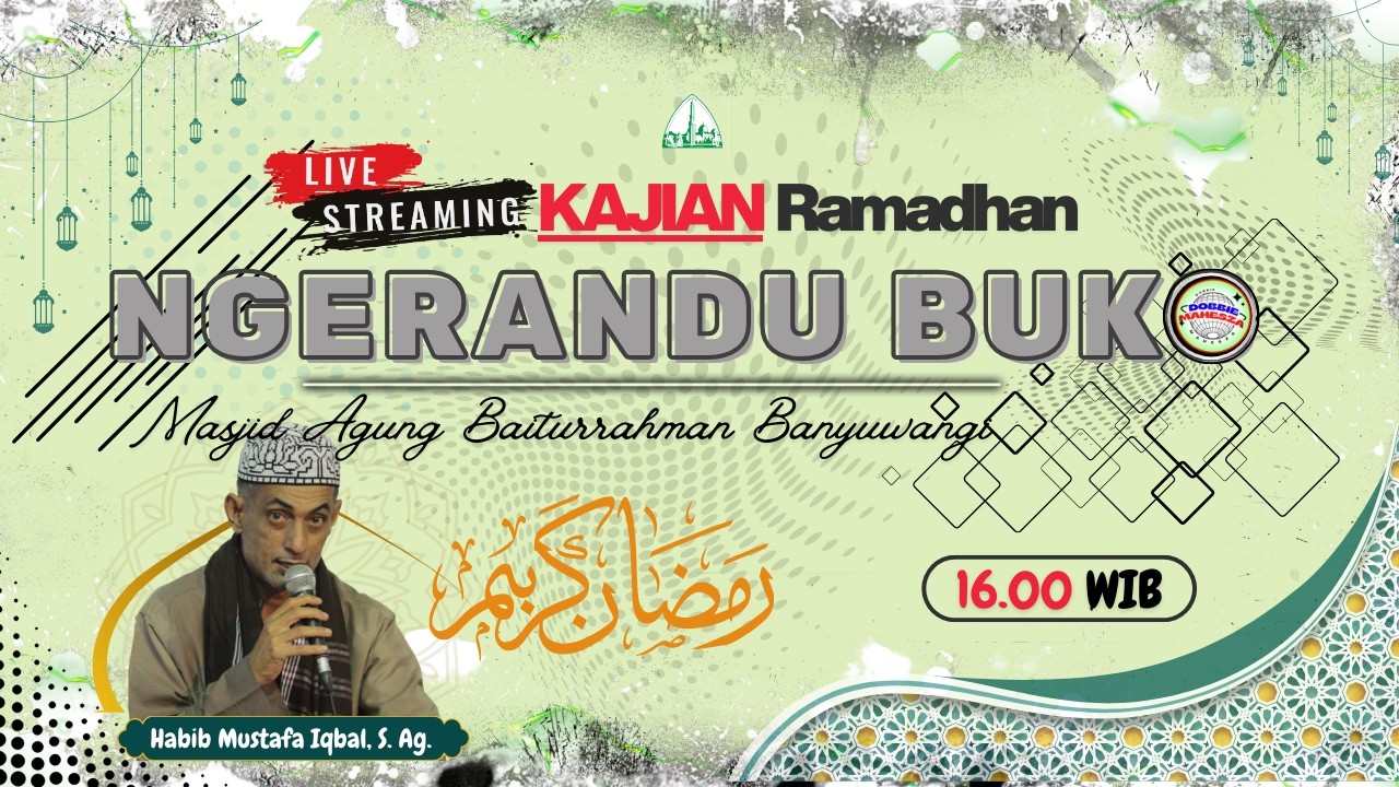 🔴LIVE RELAY // NGERANDU BUKO & TADARUS KIDS || MASJID AGUNG BAITURRAHMAN / HB MUSTOFA IQBAL, S.Ag.