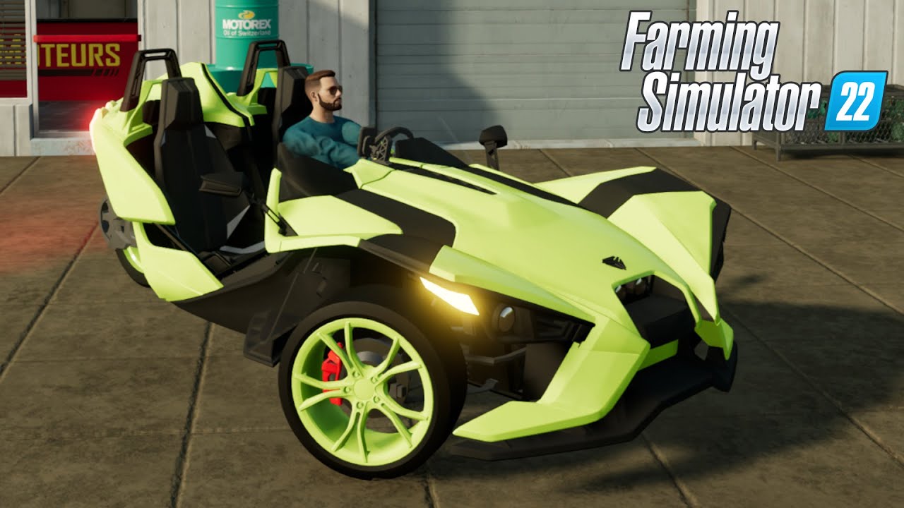 Polaris Slingshot - Farming Simulator 2022 [FS22 LS22 Car Vehicle Mod] 