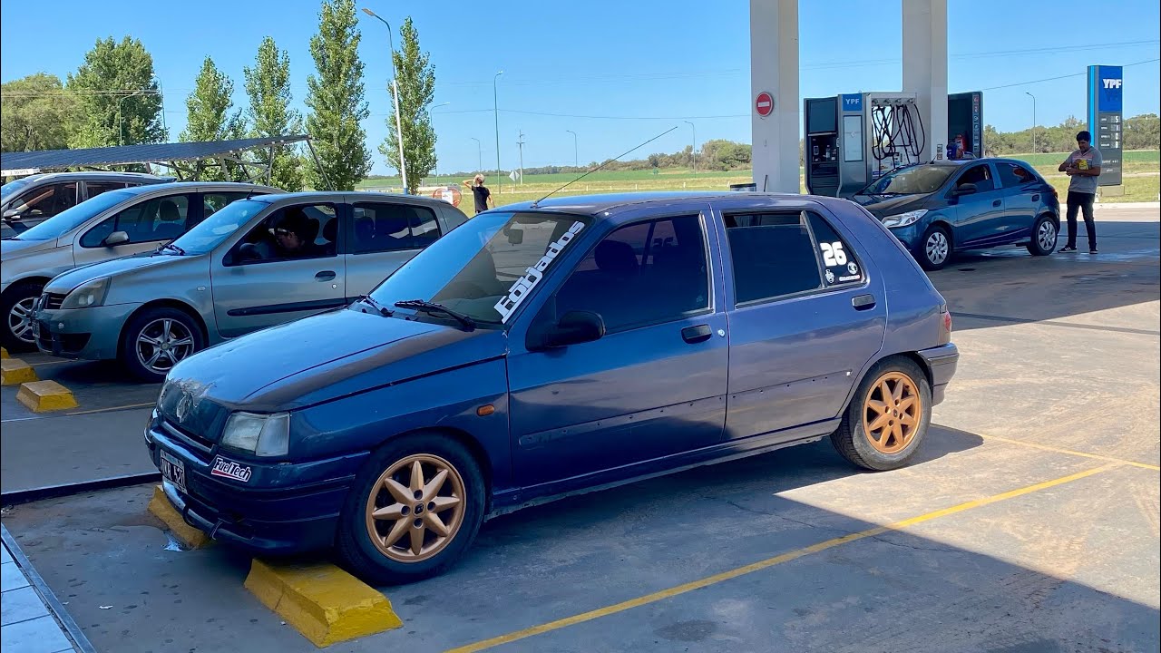 Viaje a JUSTO DARACT - SAN LUIS 🚗💪🏻 | Renault Clio RT 1.4 Energy (e7j) 1995
