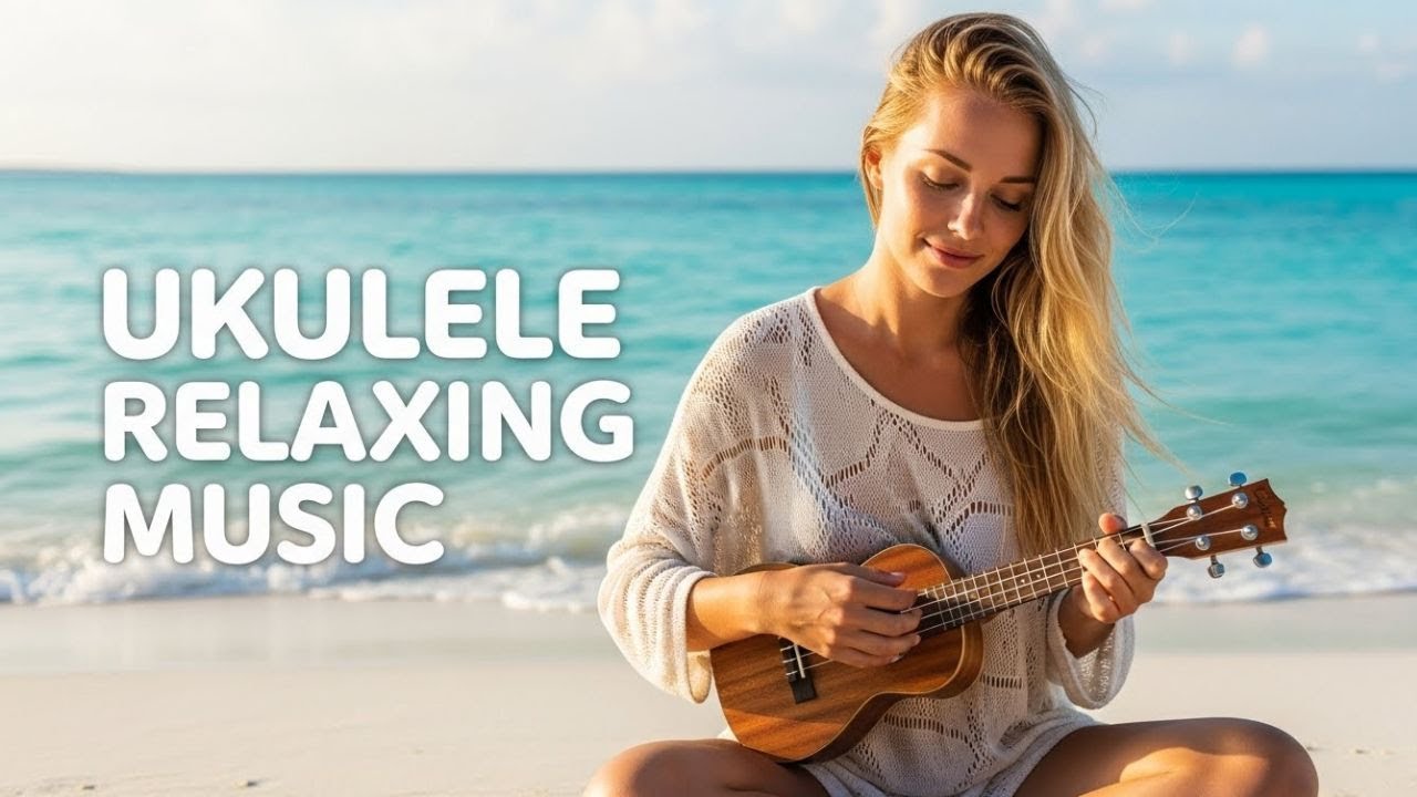 Ukulele Relaxing Music | Peaceful Beach Ambience