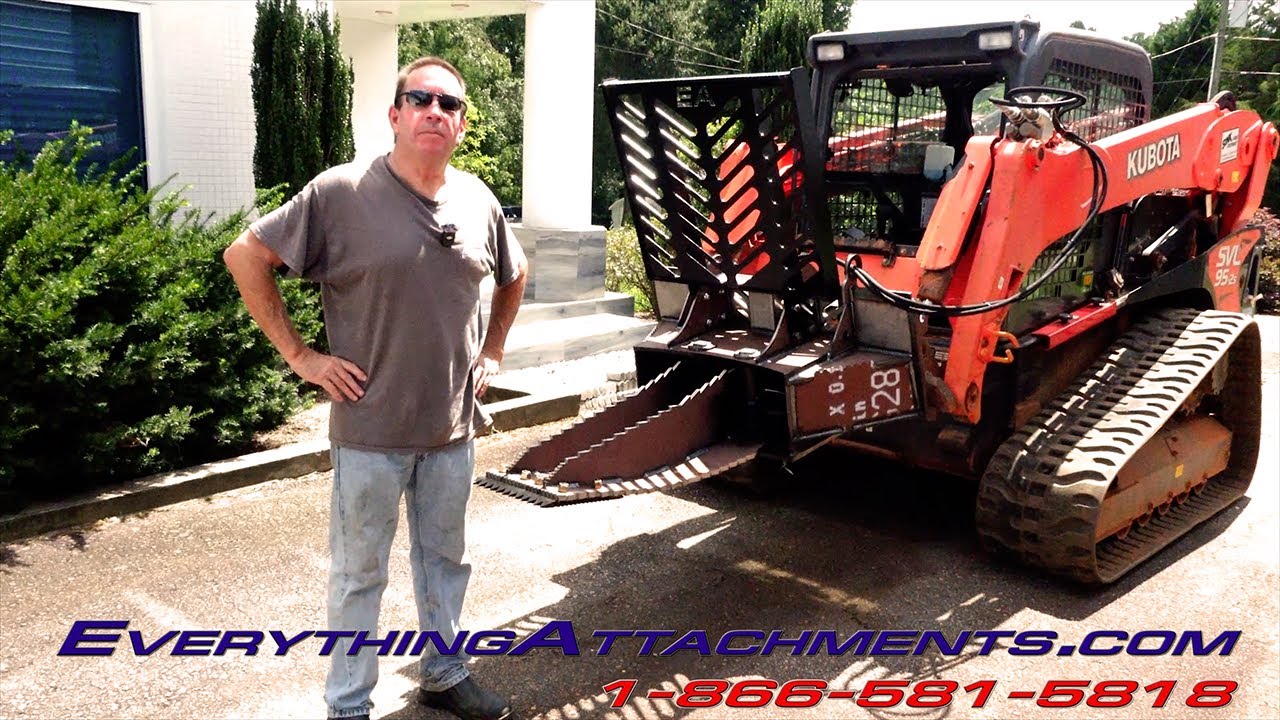 The Best Skid Steer Attachment To Remove Trees - EA Wicked Tree Puller