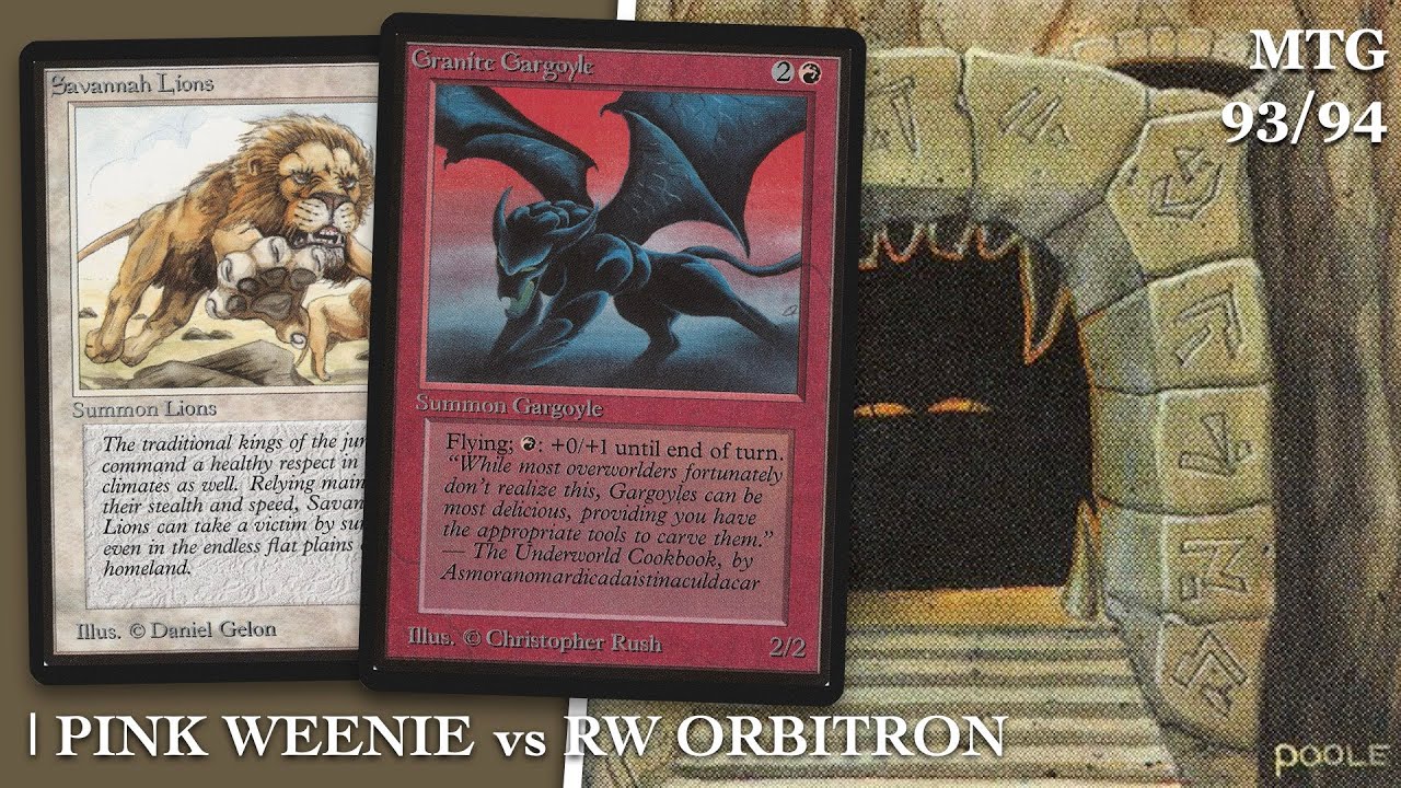 Pink Weenie vs WR Orbi Tron | Old School Magic the Gathering 