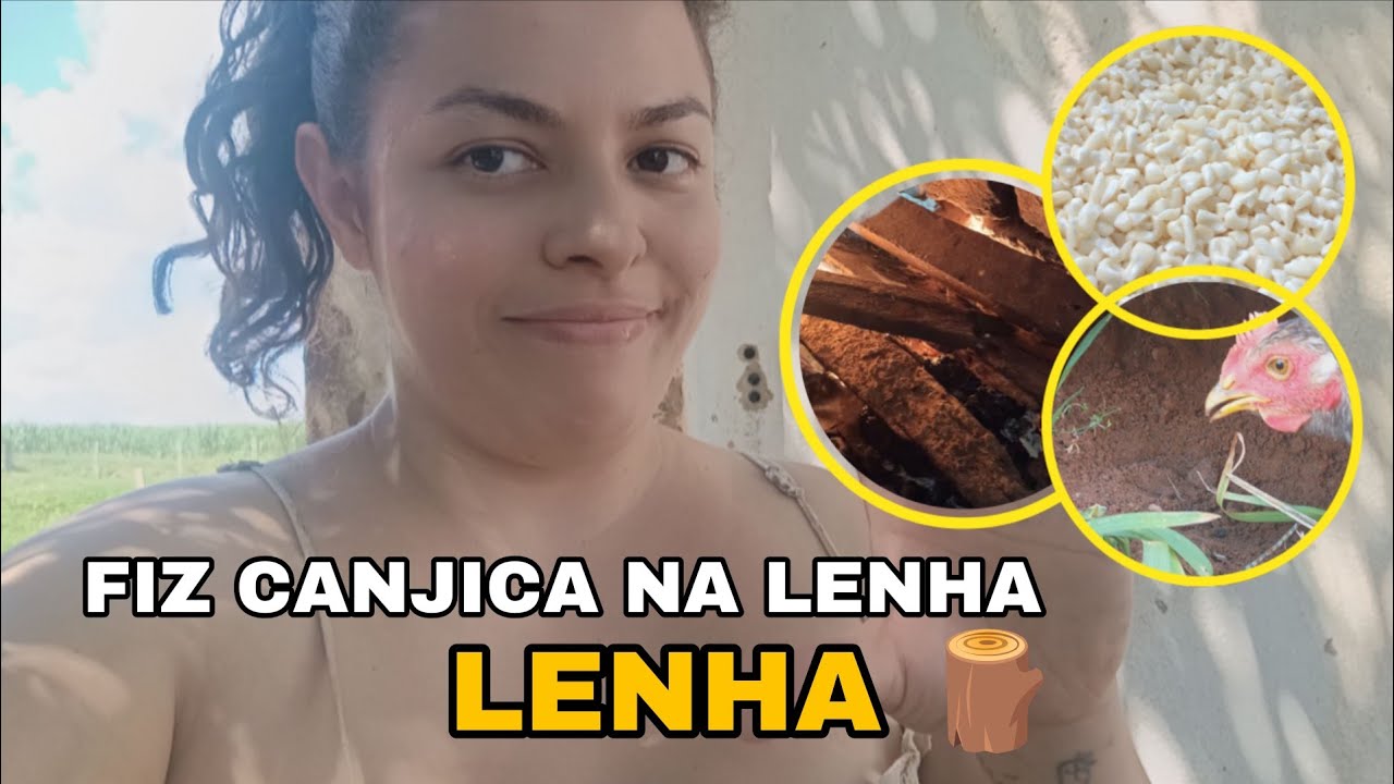 Fiz canjica na lenha 🪵 #blogueira #donadecasa #vidanaroça #flypage #morandosozinha #realidadenositio