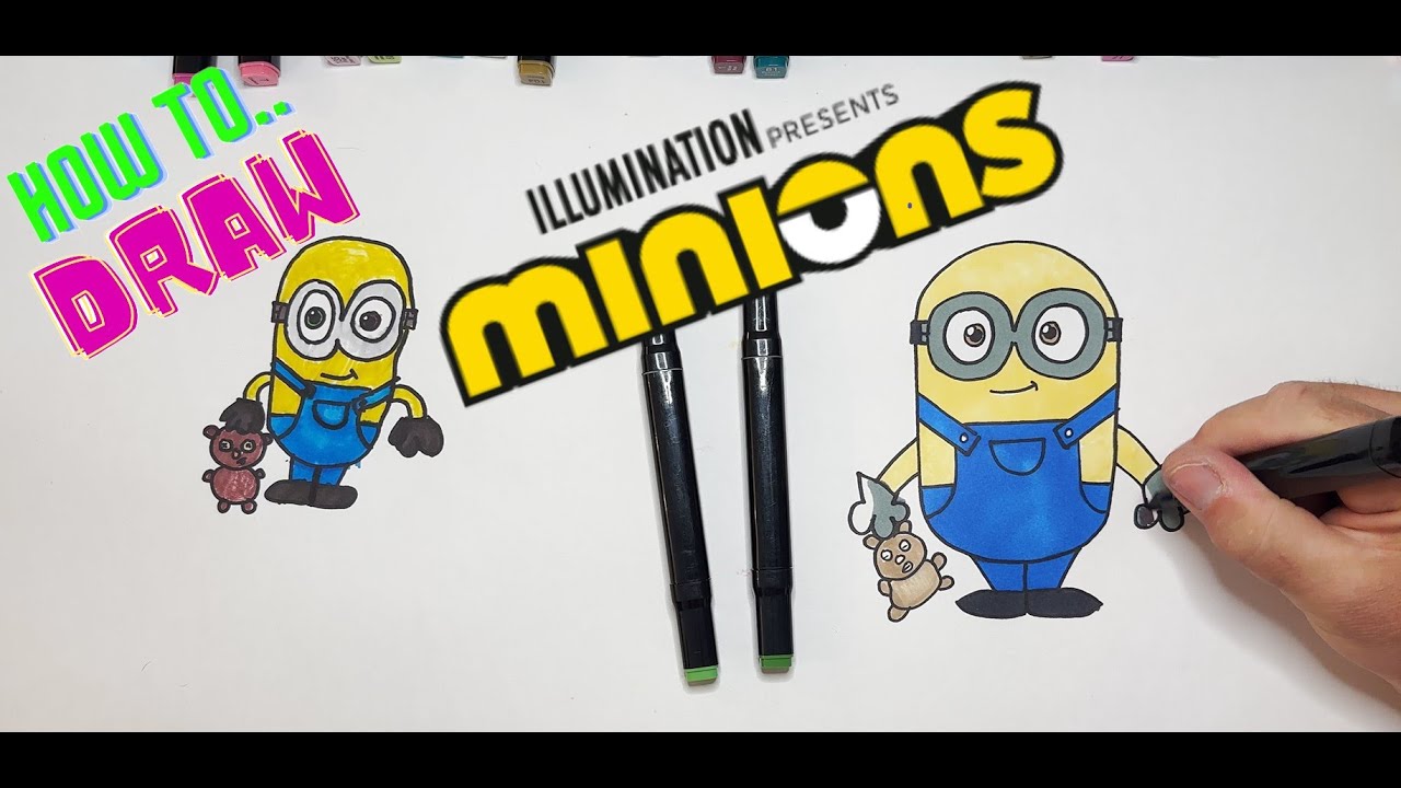 How to Draw a Minion from Minions: The Rise of Gru
