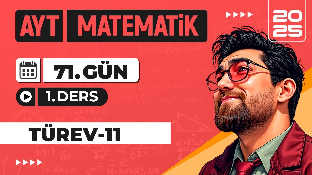 90 Günde AYT Matematik Kampı | 71.Gün 1.Video | Türev-11 | 2025 | #merthoca