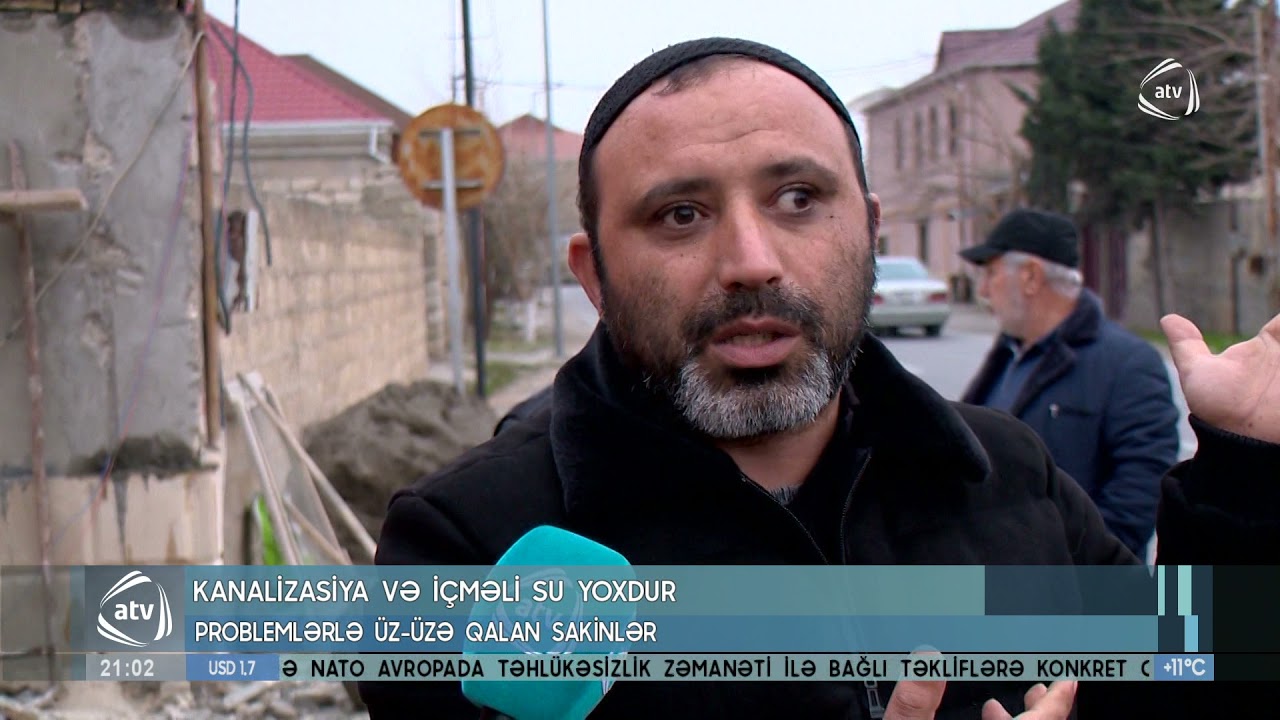 Kanalizasiya və içməli su yoxdur
