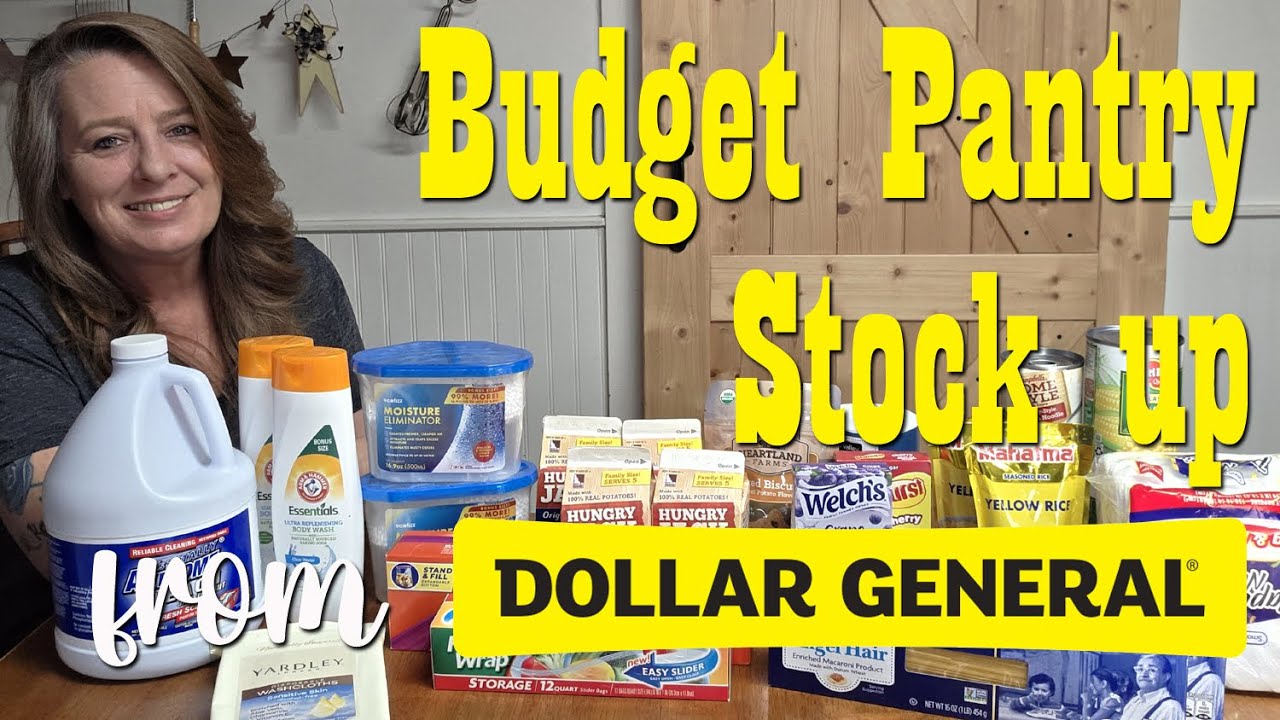 Закупка продуктов на сумму 25 долларов в Dollar General