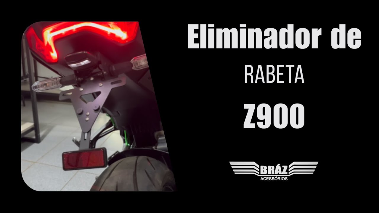 Como instalar o eliminador de rabeta na Z900