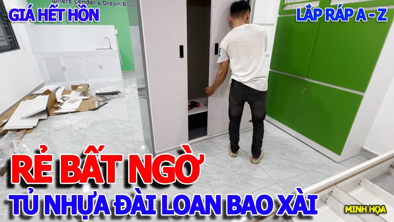 GIÁ RẺ HẾT HỒN - REVIEW TỦ NHỰA ĐÀI LOAN LẮP RÁP NHƯ 