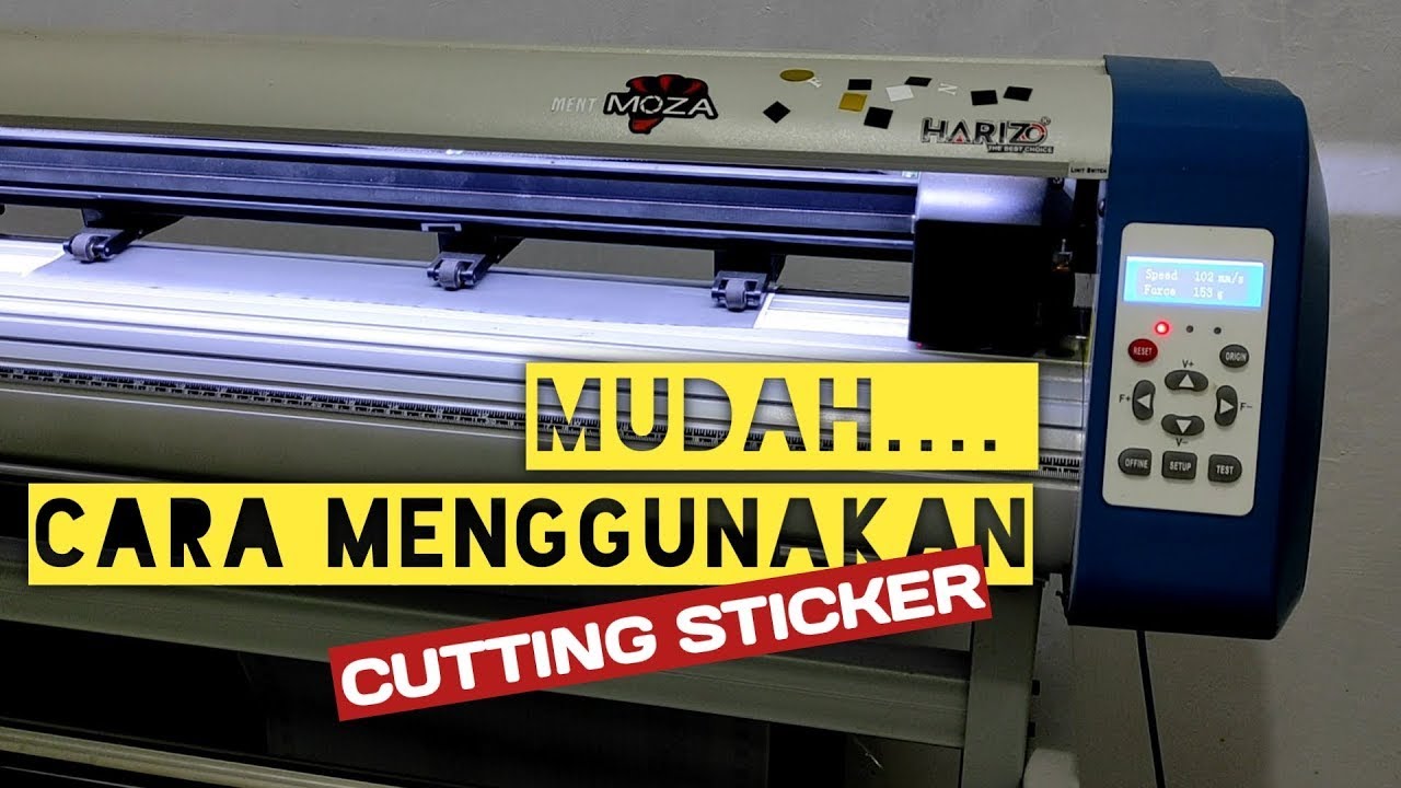 Tutorial Cara Menggunakan Mesin Cutting Sticker | Install Cut Tool | Bang Hamdan