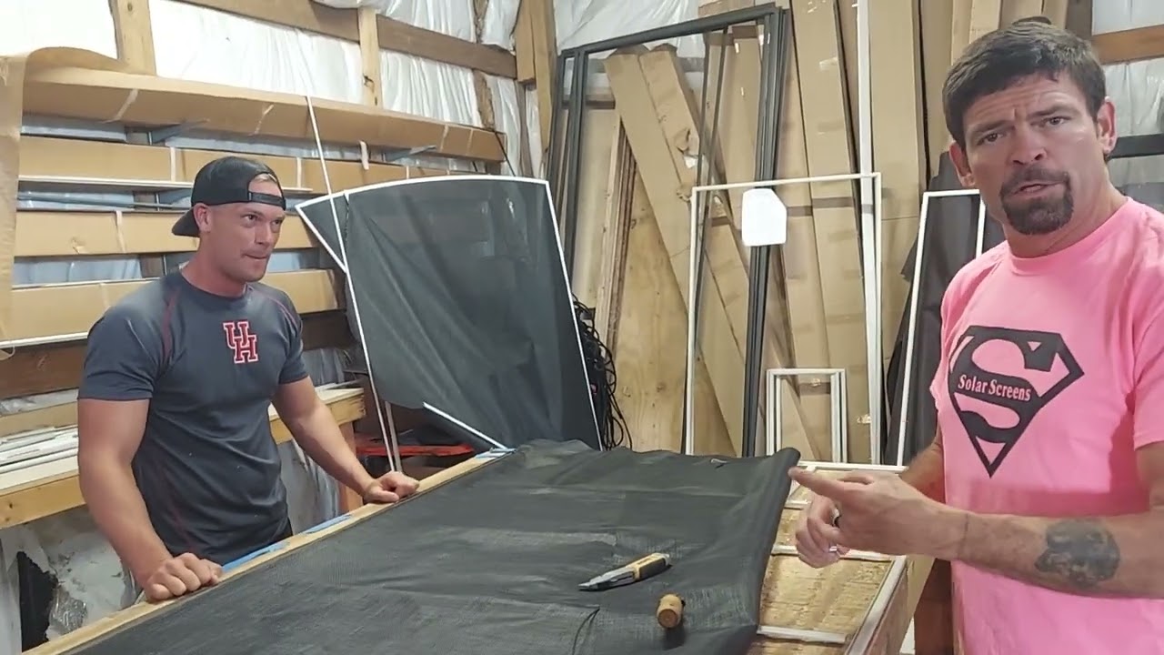 Assembly of Colonial Grid Screens Part 2