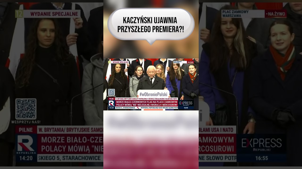🔥 Kaczyński zdradził przyszłego premiera?!