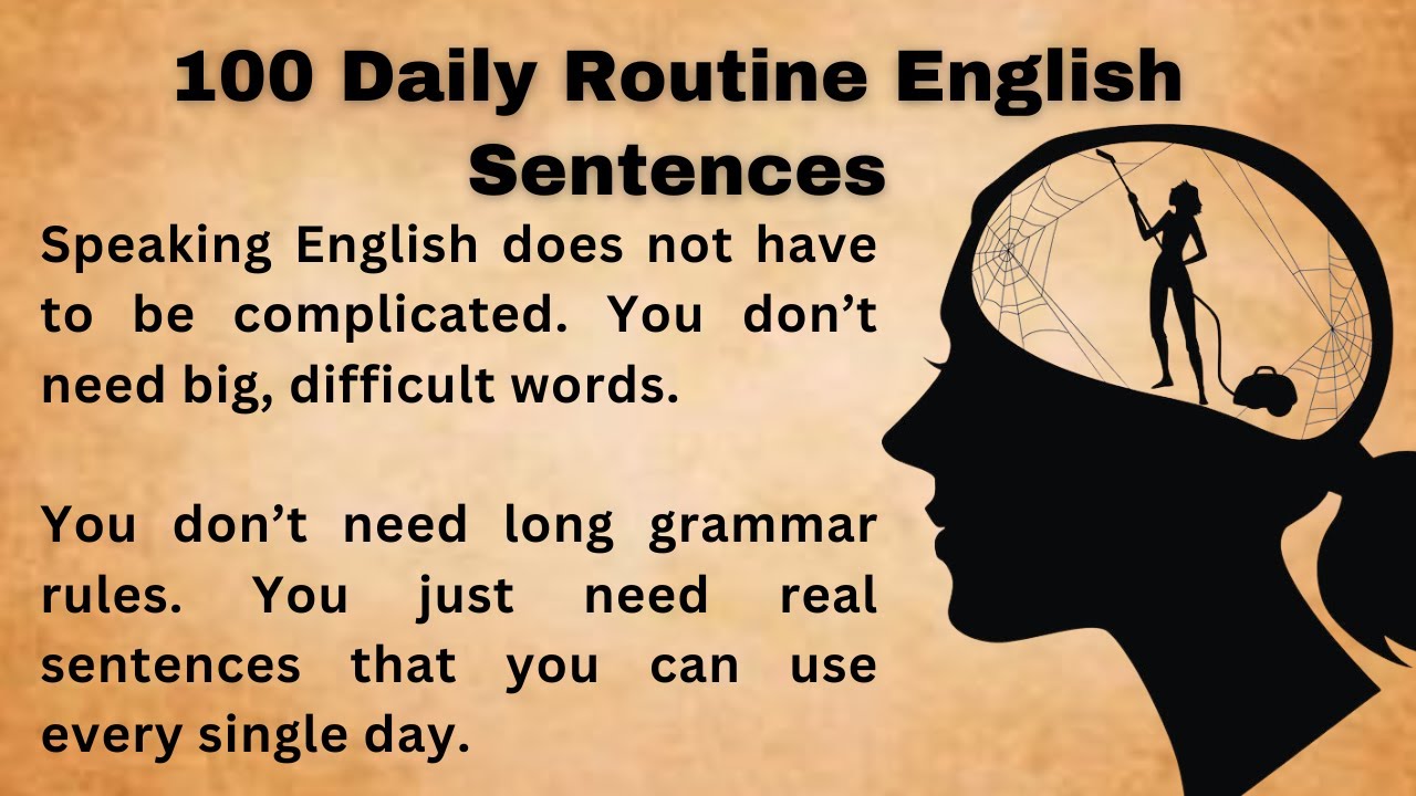 100 Daily Routine English Sentences || Graded Reader || Improve Your English || Listen And Practice