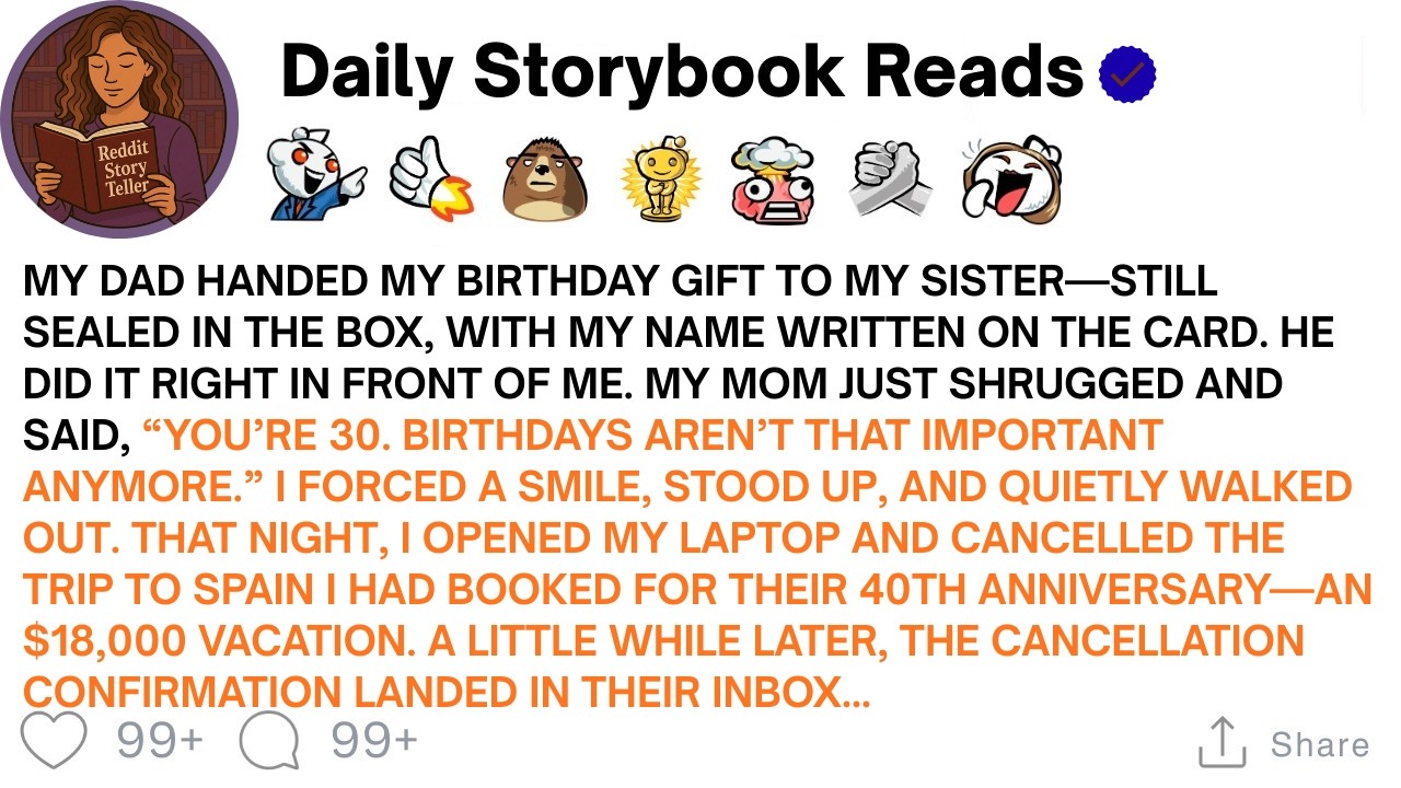 [ Full Story ]My Dad Gave My Birthday Gift To My Sister — Still Boxed, With My Name On The...