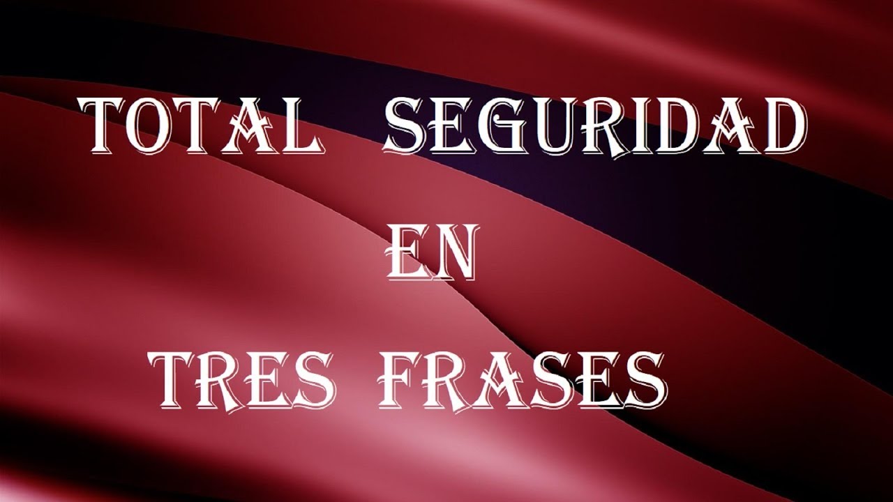 LA SEGURIDAD DE LA SALVACIÓN (Jn. 13:10)