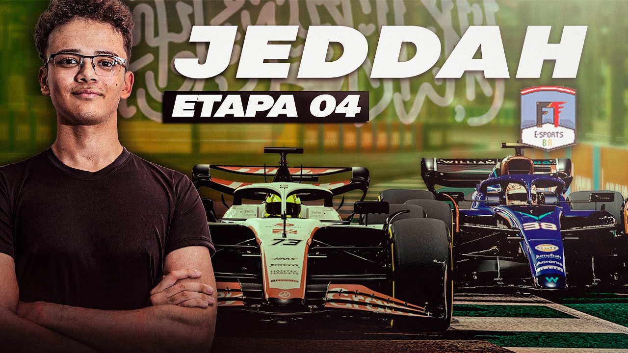 F1 23 - O DRS DE NOVO! - F1 Esports BR - Jeddah #04