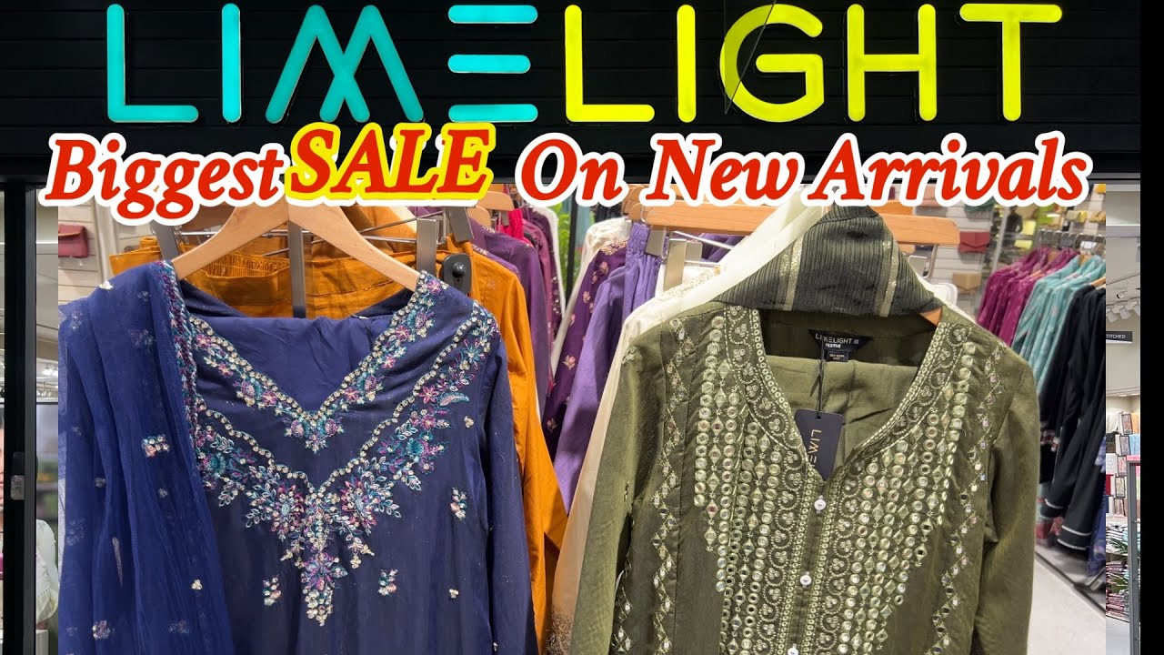 Limelight Flat Sale On New Arrivals 50% OFF|| Limelight Sale On Lawn Articles 🔥💖😍||