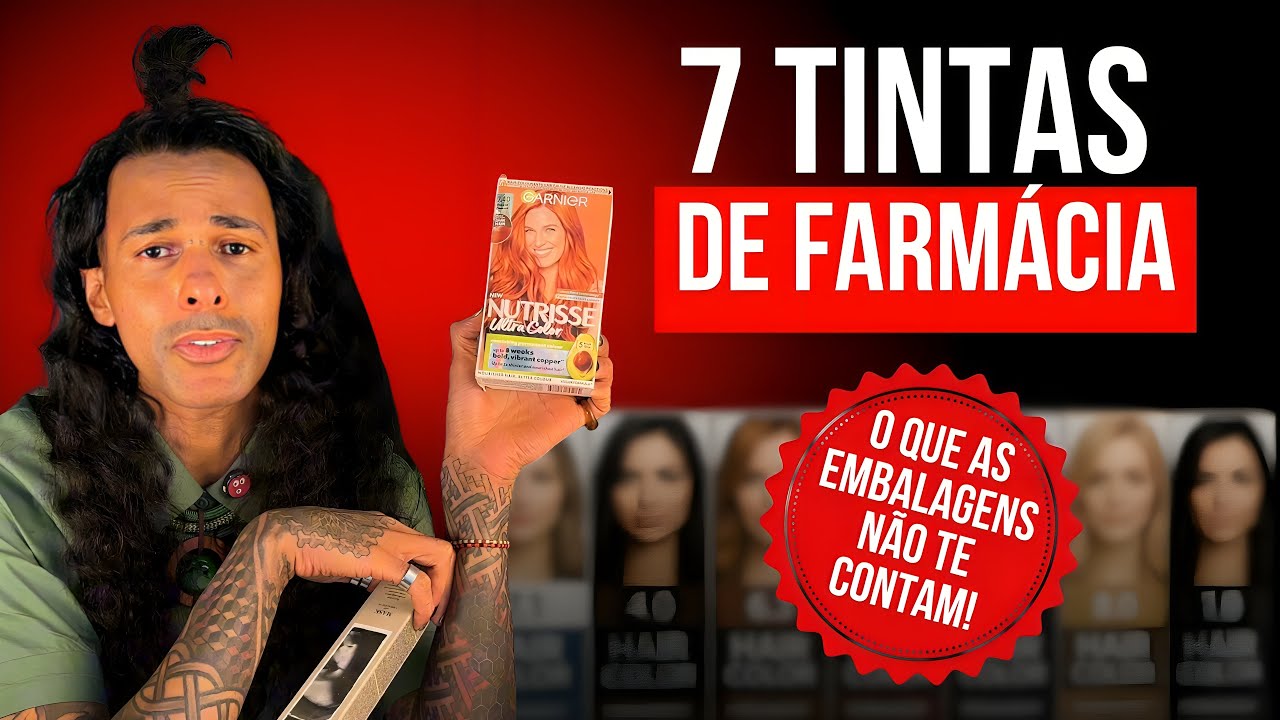 7 TINTAS de FARMÁCIA que PROFISSIONAIS NUNCA USAM ❌ | O que REALMENTE tem na fórmula!?