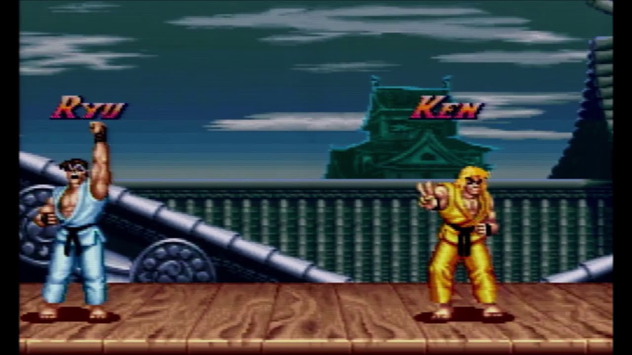 SFC　スーパーストリートファイターII　エンディング