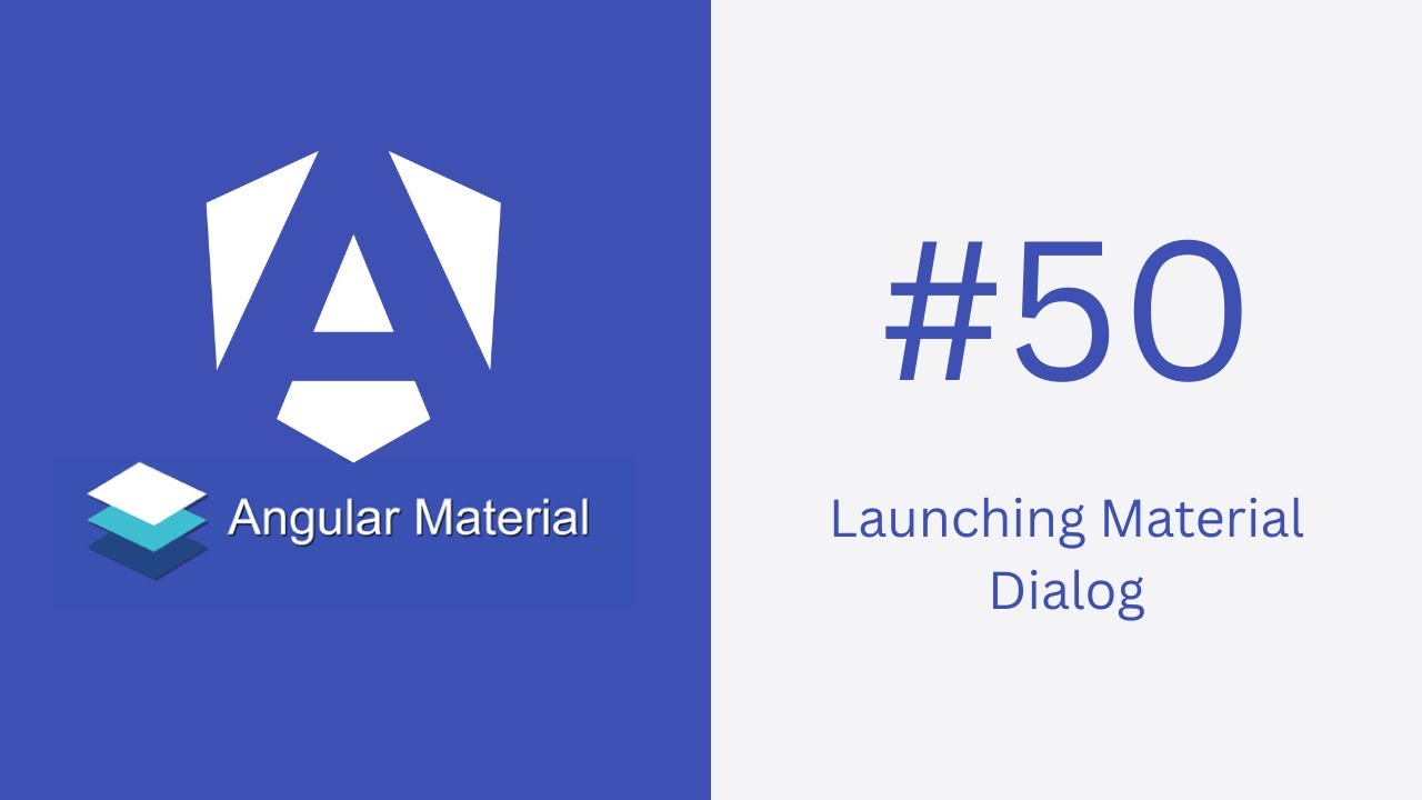 Launching Material Dialog