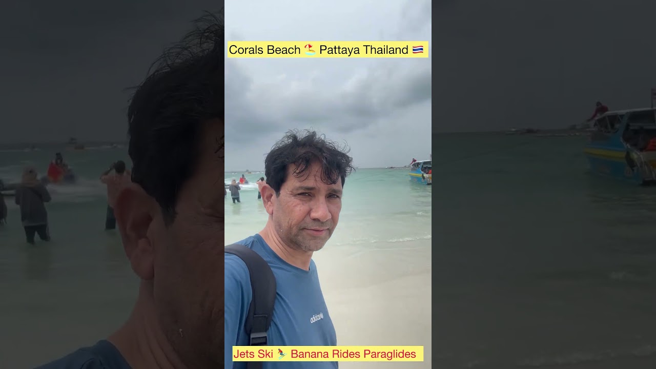 Corals beach 🏖️ Pattaya Thailand 🇹🇭