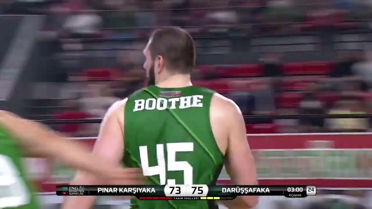Nathan Boothe 2021/2022 Midseason Highlights (Darussafaka/Turkey)