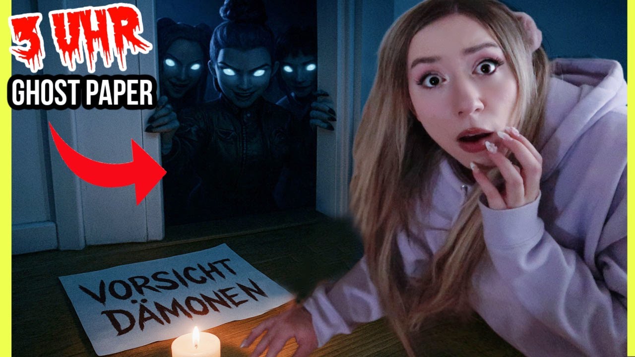 MACHE niemals Kpop Demon Hunters GHOST PAPER RITUAL challenge 3 uhr nachts (RUMI zeigt sich ENDLICH)
