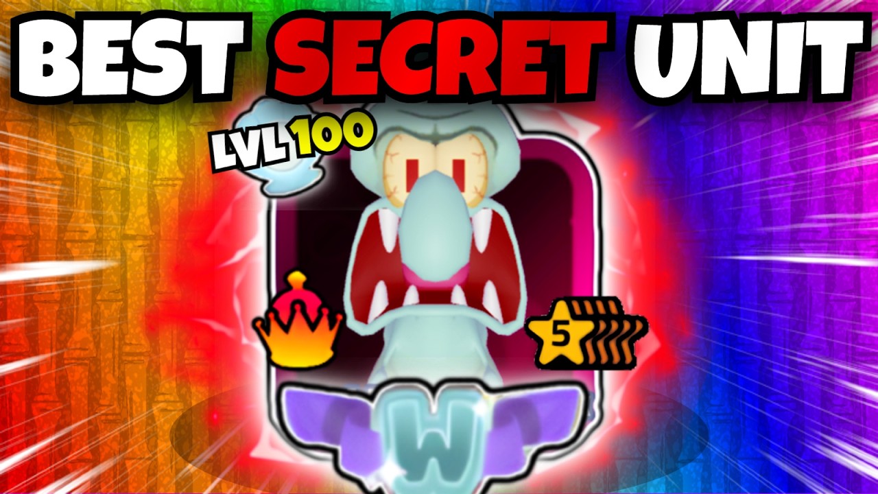 THIS IS THE NEW BEST SECRET.. (SpongeBob Tower Defense)