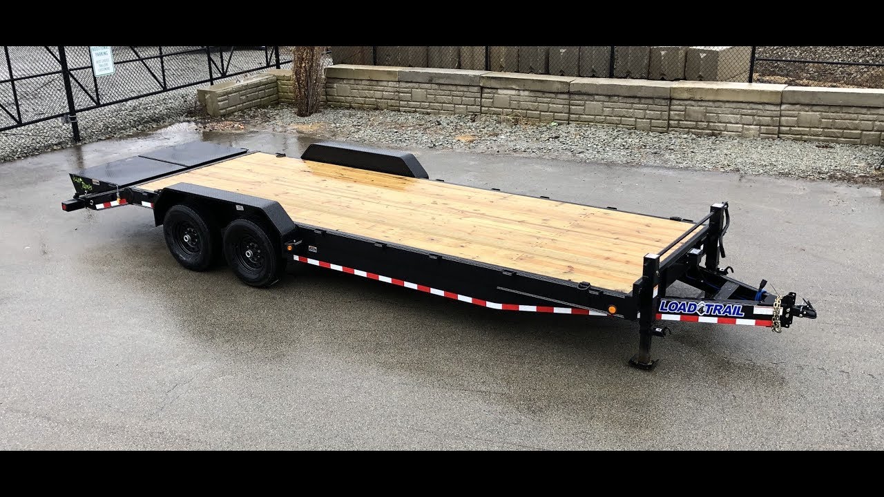 Load Trail 7x24' Equipment Trailer Full Width MAX Ramps 14000# GVW * CH8324072-FWR
