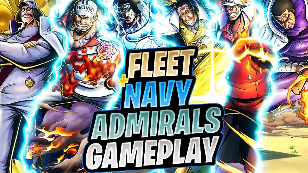 Fleet + Navy Admirals Gameplay | One Piece Bounty Rush