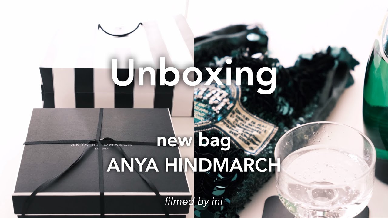 unboxing / perrier bag / ANYA HINDMARCH [かばん人間] new bag ペリエとともに