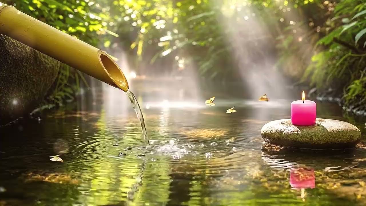 Relaxing Music Therapy - Soft Piano & Water Sounds for Stress Relief and Deep Sleep
