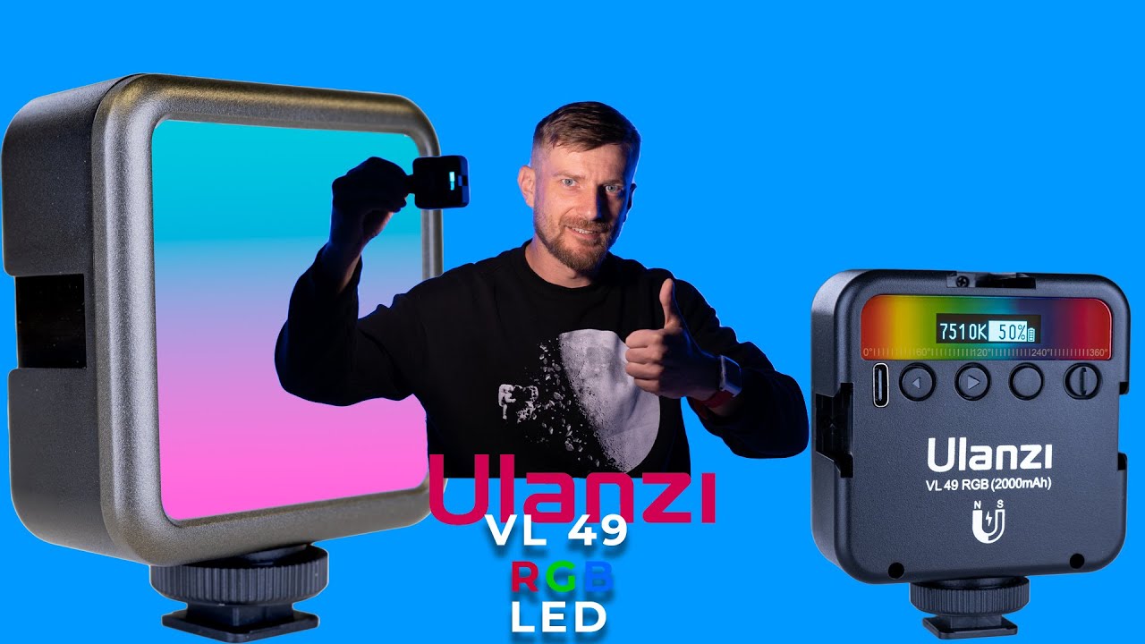 Mała o olbrzymim potencjale! Lampa LED RGB - Ulanzi VL49 RGB