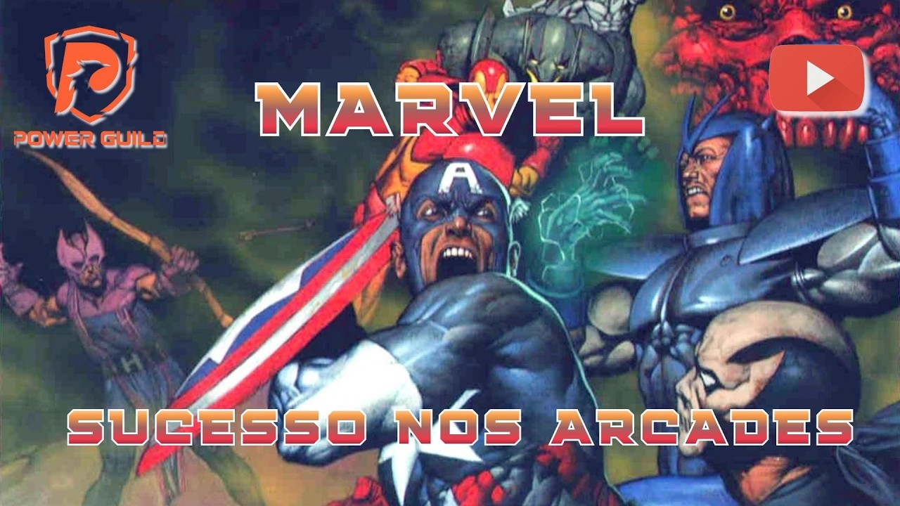 Capitão América e os Vingadores - Dos quadrinhos para o Arcade !